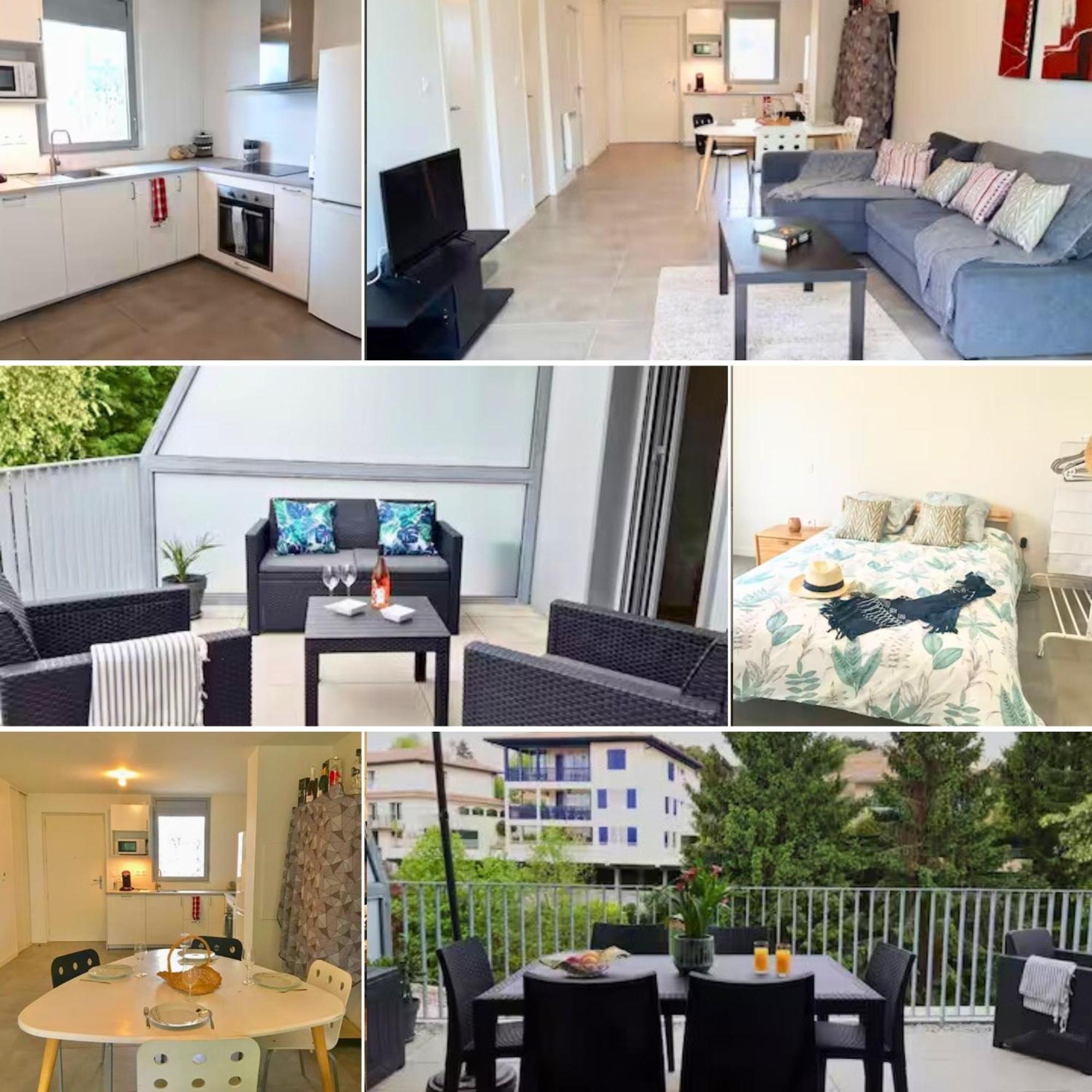 Bide Ona - Centre - Terrasse - Parking Apartment บาย็อนน์ ภายนอก รูปภาพ